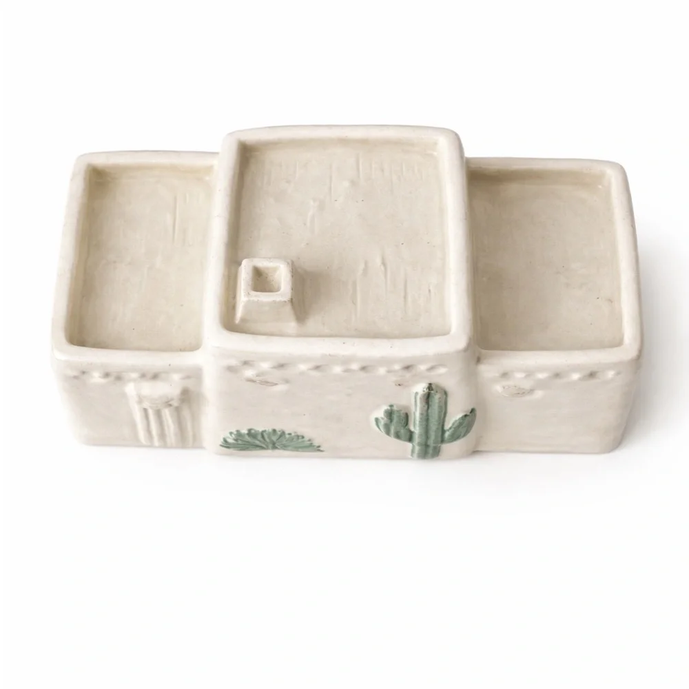 Otagiri Fiji Adobe Pueblo House Butter Dish Vintage Japan 1980's (top only) - Picture 3 of 7
